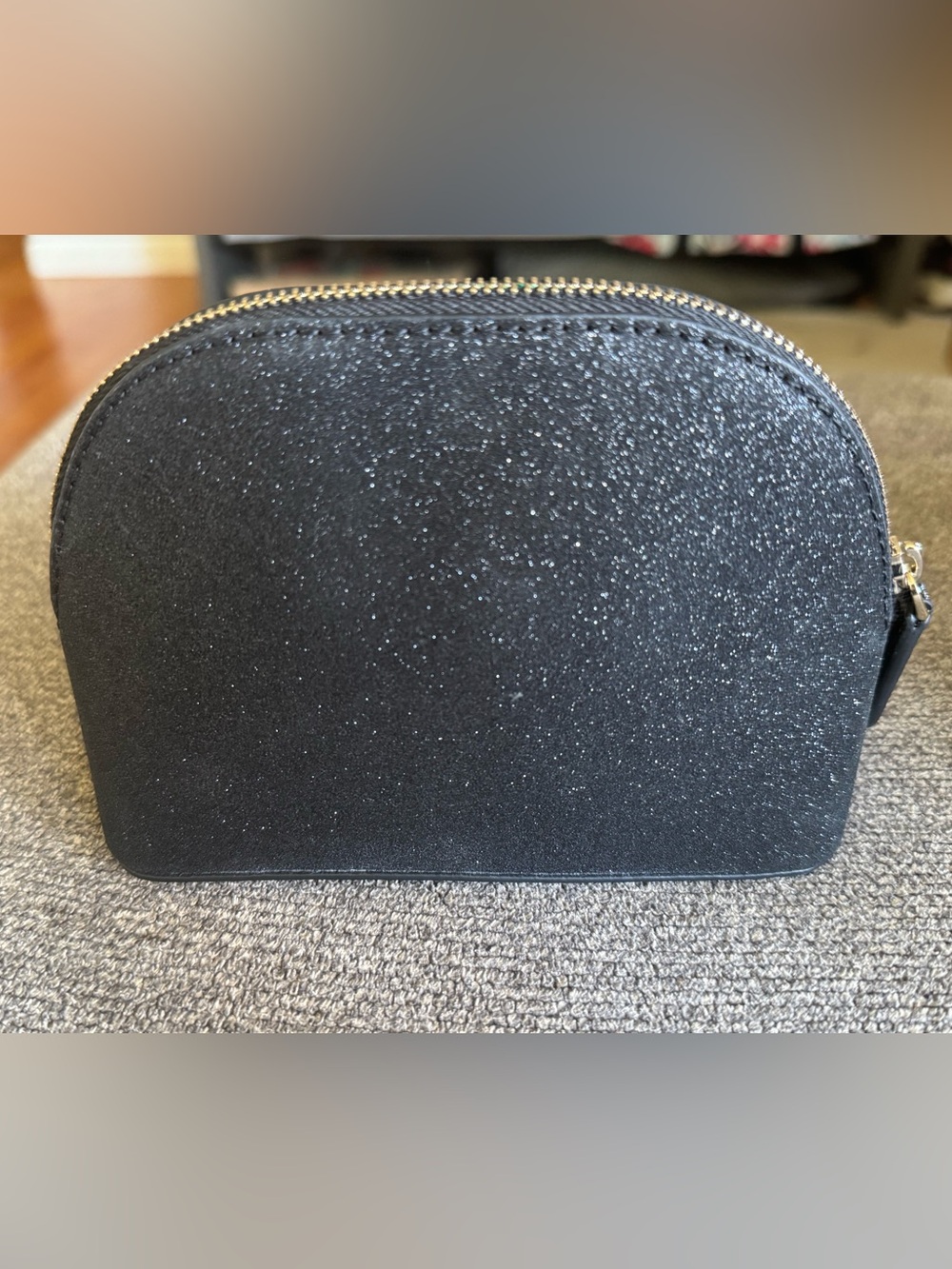 Kate Spade Glitter Cosmetic Makeup Bag - Picture 4 of 6